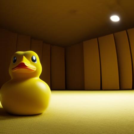 05034-2059585913-a small rubber duck in ((scrbackrooms)), wide shot.png